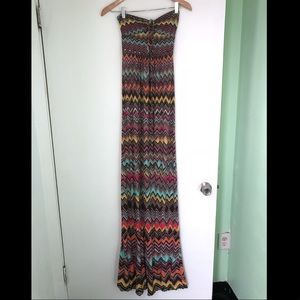 BCBG tribal maxi dress XS